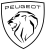 Peugeot Logo Weiß