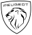 Peugeot Logo Weiß