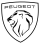 Peugeot Logo Weiß