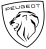 Peugeot Logo Weiß