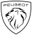 Peugeot Logo Weiß