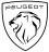 Peugeot Logo Weiß