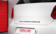 Internetadressen-Aufkleber