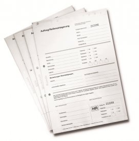 Einlagerungsformular 1 Block DIN A4 mit 25 Durchschreibsätzen