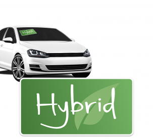 Aufkleber "Hybrid" 
