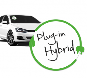 Aufkleber "Plug-in Hybrid"