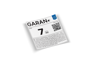 Aufkleber "7 Jahre  EU GARAN" 