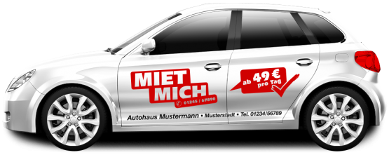 Mietwagen "Miet mich" 
