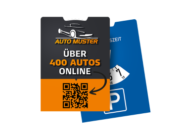 Parkscheibe aus Pappe 