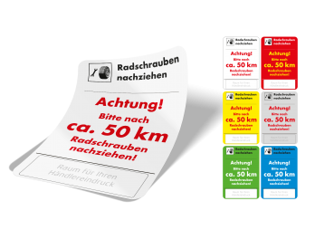 Radschrauben nachziehen 