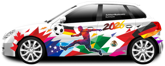Fußball Beschriftungssatz 12 