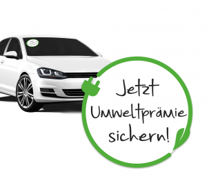 Aufkleber "Umweltprämie" 