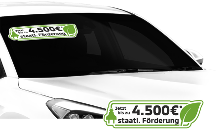 Aufkleber "Plug-In-Hybrid Prämie" 