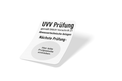 UVV Prüfung "DGUV 21 Abwassertechnische Anlagen"