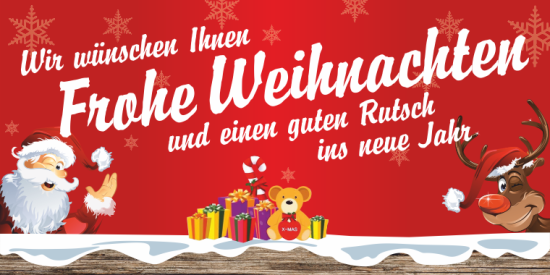 Weihnachts Design 01 Aufkleber eckig 