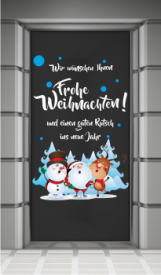 Weihnachten 04 Eingangstür 