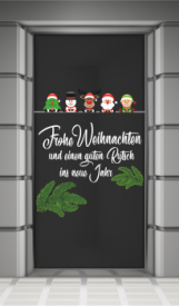 Weihnachten 05 Eingangstür 