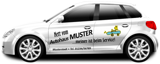 Werkstattersatzwagen "Nett vom ..."