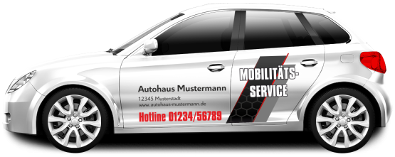Werkstattersatzwagen "Mobilitätsservice" 
