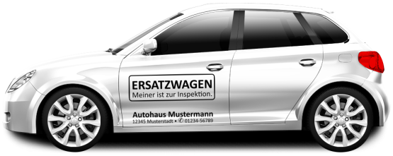 Werkstattersatzwagen "Inspektion" 