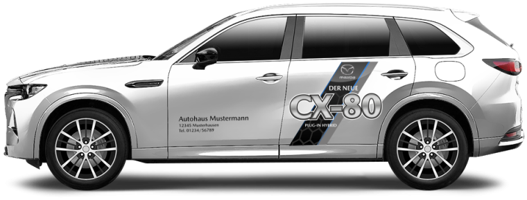 SIGNLINE Automotive Promotion | Mazda CX-80 Plug-in Hybrid 03