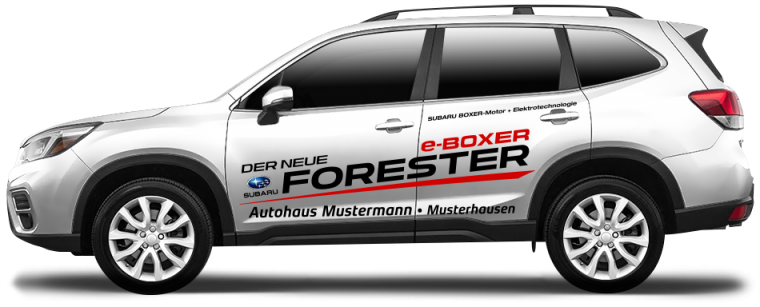 Sign-Line Werbeservice, Subaru Forester e-Boxer 01