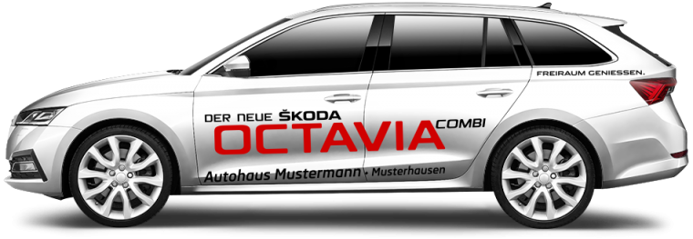 SignLine Werbeservice Skoda Octavia Combi 03 online