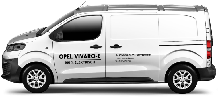 Sign Line Werbeservice Opel Vivaro E Cargo Mini Online Kaufen