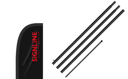 Beachflag-Gestänge "Feather" PREMIUM 