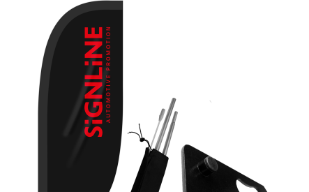 Beachflag Komplettsystem "Winder" PREMIUM 